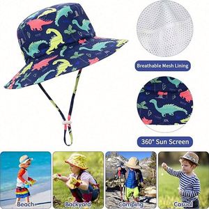 Wholesale Custom Logo Children Sun Protection Bucket <b>Hat</b> <b>Summer</b> Quick Drying Printed Fisherman <b>Hat</b> Beach Wide Brim - Product Image 1