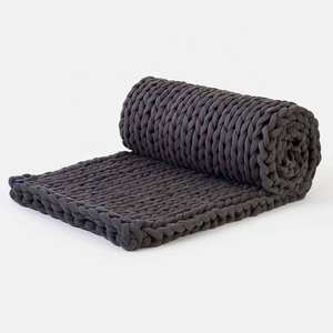 Couverture de laine tricotée en gros couvertures lestées tricotées de thérapie respirante populaires - Product Image 5