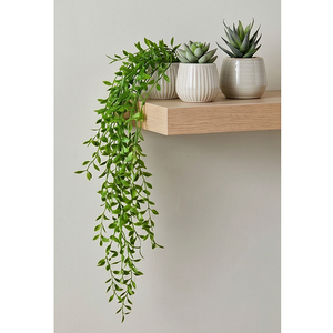 Planta Artificial Colgante, Enredadera Decorativa Verde para Hogar, Oficina, Balcón, Estante de Pared, Decoración Interior y Exterior - Product Image 2