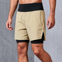 Pantalones Cortos Deportivos Personalizados para Hombre y Mujer, 2 en 1, Transpirables, Elásticos en 4 Direcciones, Antideslizantes, para Maratón y Carreras