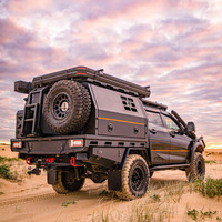 Accessoires tout-terrain et hors route, benne et auvent en aluminium pour pick-up 4x4, double/simple/extra cabine
