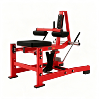 Machine commerciale de soulevé de mollets assis à charge libre pour l'entraînement de la force des mollets, équipement de fitness pour salle de sport
