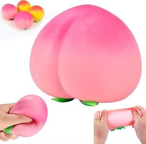 Novedoso Juguete Antiestrés de Melocotón con Simulación Realista de Fruta, Blando y Aprietable, para Niños y Adultos - Product Image 2