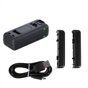 Pengisi Daya Baterai Ganda <span class=keywords><strong>Insta360</strong></span> ONE <span class=keywords><strong>R</strong></span> ONE RS 1190mAh Adaptor Daya Kamera Hitam - Product Image 1