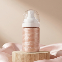 Spray Fixateur de Maquillage Effet Nacré – Barrière Cutanée, Séchage Rapide, Non Collant, Multi-usages Visage et Corps, Illuminateur et Fixateur de Maquillage