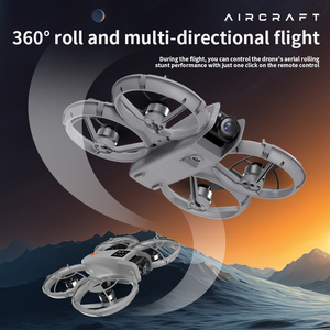 MILI 2025 WiFi FPV Control remoto Quadcopter Cámaras duales <span class=keywords><strong>con</strong></span> luces LED Control remoto de 4,3 pulgadas <span class=keywords><strong>con</strong></span> pantalla Drones no tripulados - Product Image 4