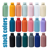 Gobelet Bouteille D'eau En Gros 500ml Thermique Double Paroi En Acier Inoxydable Sport Bouteille D'eau avec Logo Personnalisé