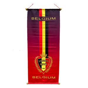 <span class=keywords><strong>Banderas</strong></span> Rectangulares Decorativas de Brocado para Aficionados al Fútbol de la Eurocopa, Argentina, España, Alemania, Italia, Países Bajos, para Bares y Vestíbulos - Product Image 1