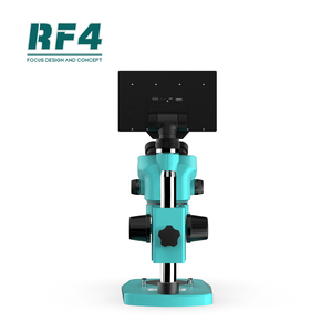 Microscope stéréoscopique trinoculaire RF4 7x-50x avec écran de caméra HD intégré, éclairage annulaire LED, pour débutants en réparation de téléphones, RF7050TV-YS010W - Product Image 5