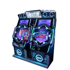 カラフルなパークライトタップタップ音楽ダンスショーマシンコイン式アーケードゲームマシン - Product Image 1
