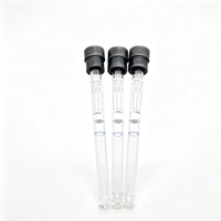 Tube en verre ESR noir jetable avec 3,8 % de citrate de sodium pour analyseur ESR