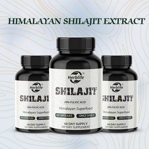 Cápsulas de Shilajit del Himalaya, Superventas OEM - Suplemento Natural de Shilajit para la Fuerza Ósea, Apoyo Hormonal, Aumento de Energía, Vegano - Product Image 3