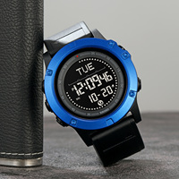 SKMEI 2639 Sportuhr mit Eigenem Logo für Outdoor-Aktivitäten ABS-Gehäuse Digitale LED 50M Wasserdicht TPU-Armband Alarm Stoppuhr OEM ODM Großhandel