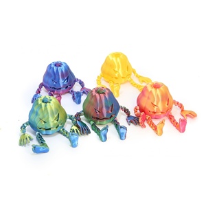 Modèle de bonhomme citrouille imprimé en 3D personnalisé, série Halloween, décorations de bureau - Product Image 4