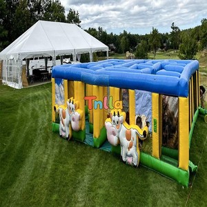 Labyrinthes gonflables commerciaux personnalisés, adaptés aux locations de fêtes à thème, labyrinthes gonflables géants à <span class=keywords><strong>vendre</strong></span> - Product Image 5