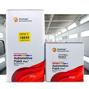 Système de peinture transparente automobile au graphène 2K, haute teneur en solides, 5L, peinture automobile premium en spray, séchage rapide, haute brillance, réparation de carrosserie automobile - Product Image 1