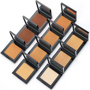 Poudre compacte OEM ODM, végan, imperméable, sans cruauté aux animaux, fabricant de maquillage, poudre compacte pressée mate de marque privée - Product Image 2