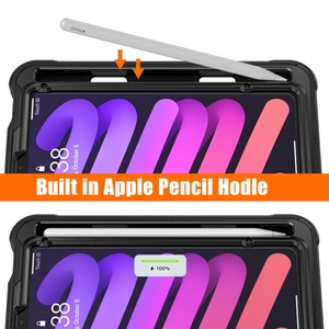 Antiurto ibrido robusto moda per <span class=keywords><strong>Apple</strong></span> iPad <span class=keywords><strong>Mini</strong></span> 6 <span class=keywords><strong>Tablet</strong></span> custodie ibride armatura TPU PC Kickstand <span class=keywords><strong>Cover</strong></span> - Product Image 5