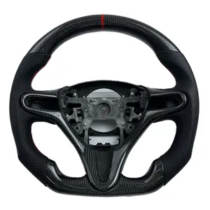 Ever-Carbon Racing ECR Hotsell Factory Price Car Steering Wheel For Honda Civic 8th Carbon Fiber Steering Wheel