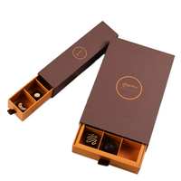 Günstige Handgefertigte Luxus-Schokoladenbox mit Papier-Trennwand und Geprägtem Design aus Guangdong