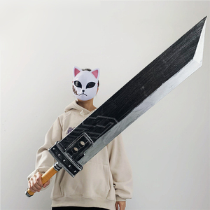 <span class=keywords><strong>FINAL</strong></span> <span class=keywords><strong>FANTASY</strong></span> Cloud Strif Sword 108cm 700g jouets en mousse PU <span class=keywords><strong>épée</strong></span> Cosplay Halloween - Product Image 2