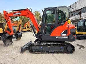 Miniexcavadora Hidráulica Usada Doosan DX60 de 5.5 Toneladas en Excelentes Condiciones, Motor Yanmar, Modelo 2024, Segunda Mano de Corea - Product Image 3
