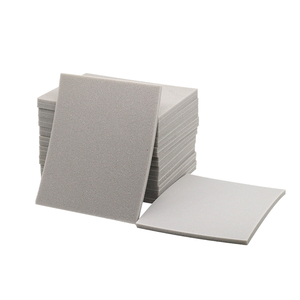 Spugna morbida grigia diretta in fabbrica 110*140*5mm <span class=keywords><strong>carta</strong></span> <span class=keywords><strong>vetrata</strong></span> in spugna abrasiva fine su un lato - Product Image 1