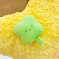 En gros, Peluche étoile de dessin animé Kawaii en fourrure bouclée douce, Coussin décoratif créatif pour canapé et maison, Cadeau de fêtes