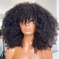 Perruque de cheveux humains ondulés à la machine pour femmes-Brown Short Wave Pixie Wear Go Glueless Perruque de cheveux humains