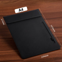 Carpeta de Presentación A4 de Alta Calidad, en PU, Lujosa y Duradera, con Logotipo Personalizado, Expandible, con Portapapeles, Impresión UV