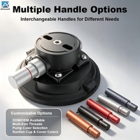 Support de caméra de voiture à ventouse OEM ODM, base de pompe personnalisable en couleur, construction en silicone et métal, capacité de charge 50-70KG pour