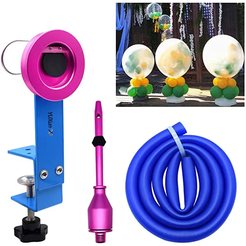 Balloon Stuffing Tool düğümlü fonksiyonlu makine kiti balon doldurma aracı için doğum günü düğün parti sanat balonlar dekorasyon