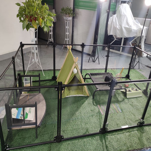 Fabricante de 12 Painéis Transparentes para Cães, Grande Espaço, Cerca Visível para Animais de Estimação - Product Image 2