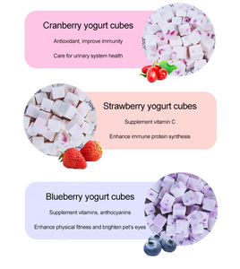 Nuevo arándano fresa arándano Multi sabores FD Cubo de yogur liofilizado piezas de fruta aperitivos - Product Image 6