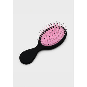 Matte ABS Handle <b>Detangle</b> Styling <b>Brush</b> Electric Haircare <b>Brush</b> with Plastic and Bristle Material for Salon Use - Product Image 1