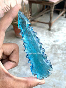 Puntas de Flecha de Cristal Azul Acabadas a Mano, Cristales Oceánicos, Decoración con Piedras Preciosas, Colección Espiritual, Excelente Precio - Product Image 4