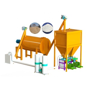 Semi-automatic Widely Used Dry Plaster <strong>Mortar</strong> Production Line Tile Adhesive <strong>Mortar</strong> Mixing Machine Putty Mixing Machine