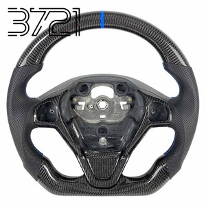 Volant en fibre de carbone 3721 pour Ford Fiesta ST 2008-2015, accessoires de volant de course sport améliorés - Product Image 1