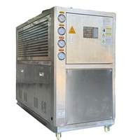 Refroidisseur refroidi par air d'acier inoxydable de 10 tonnes pour le refroidisseur d'eau de l'industrie alimentaire QTC-10ACss le refroidisseur de refroidissement industriel de défilement 10hp
