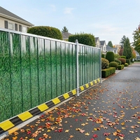 Panneau sandwich en mousse galvanisée couleur gazon, qualité ingénierie, protection réfléchissante IP55, clôture temporaire de protection pour métro