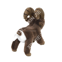 Jouet en peluche en laine de montagne noire en coton PP à succès, jouet en peluche en laine de montagne noire personnalisable, jouet en laine de montagne noire