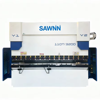 Presse plieuse CNC 110T/3200 pour la fabrication industrielle de métaux