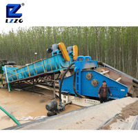 LZZG Pompe à engrenages à moteur AC de haute qualité pour machine de lavage de sable spiralée avec récupération de sable fin, capacité 20-250t/h, construction métallique