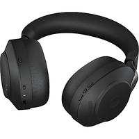 Casque sans fil stéréo circum-auriculaire Evolve2 85 noir certifié MS Teams avec ANC numérique hybride, 10 micros et Busylight pour bureau
