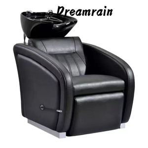Luxury Modern Hair Salon Furniture Set with Shampoo Chair and Barber Chair <b>Mirror</b> Salon Tool Cart Waiting Sofa for Barbershop - Product Image 3