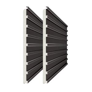 Panneau mural de grande longueur personnalisée Tuile <span class=keywords><strong>extérieure</strong></span> techo moderne Panneau sandwich en aluminium isolant en <span class=keywords><strong>polyuréthane</strong></span> - Product Image 1