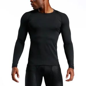 T-shirt sportiva da uomo a compressione Blank Gym, morbida, per allenamento, fitness, abbigliamento sportivo, atletico, anti-sudore. - Product Image 6