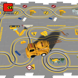 Jouet éducatif amusant à faire soi-même, 13 pièces, puzzles, jouet de piste à fentes, assemblage de voitures sur <span class=keywords><strong>rail</strong></span>, jeux <span class=keywords><strong>pour</strong></span> enfants - Product Image 6