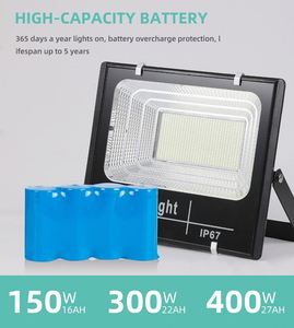 Projecteur LED solaire à économie d'énergie IP67 pour extérieur, jardin, sécurité, panneau solaire, lumière, projecteur - Product Image 3
