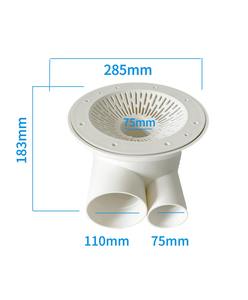 Scarichi inferiori in PVC a prezzo di fabbrica con doppio scarico per laghetti Koi e filtri per laghetti, accessori per la separazione delle acque reflue - Product Image 6